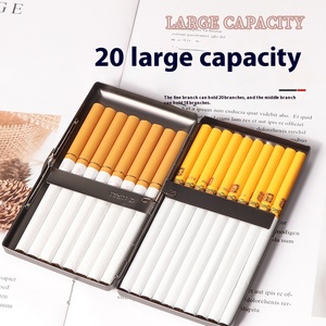 Boîte <span class=keywords><strong>à</strong></span> cigarettes portable en métal vierge de sublimation bon marché poche étendue 10cm <span class=keywords><strong>étui</strong></span> <span class=keywords><strong>à</strong></span> cigarettes pour transfert thermique impression Logo Image - Product Image 4