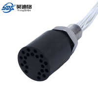Conector Subacuático Impermeable de Aleación de Titanio de Alta Corriente para Aguas Profundas, Cable y Enchufe Macho de 10 Pines, IP68, 100-1500V, 5-50A
