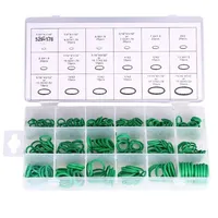 270-teiliges Grünes Nitril-Gummi O-Ring Hydraulik NBR Dichtungs-Sortiment für Sanitär-, Automobil- und Armaturenreparaturen