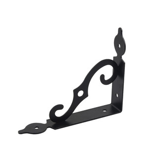 Support mural Juwoya en fer noir, 4 supports en L pour étagères et supports - Product Image 3