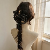 Nouvelle Perruque Tressée Style Chinois, Tresse Torsadée Bouclée Naturelle, Perruque Queue de Cheval Tressée