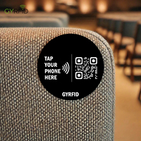 Etiquetas NFC programadas de PVC personalizadas, códigos QR y tarjetas NFC de PVC para actividades diarias en la iglesia, pegatinas para asientos de iglesia.