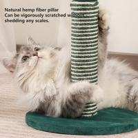 Rascador para Gatos de Sisal con Forma de Árbol de Navidad, Base Estable, Juguete Interactivo para Gatos de Interior, Venta al Por Mayor OEM/ODM