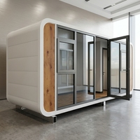 XWER Luxury Apple Cabin Maisonnette Modulaire Préfabriquée 20ft/40ft avec Salle de Bain pour Hôtels & Resorts Glamping