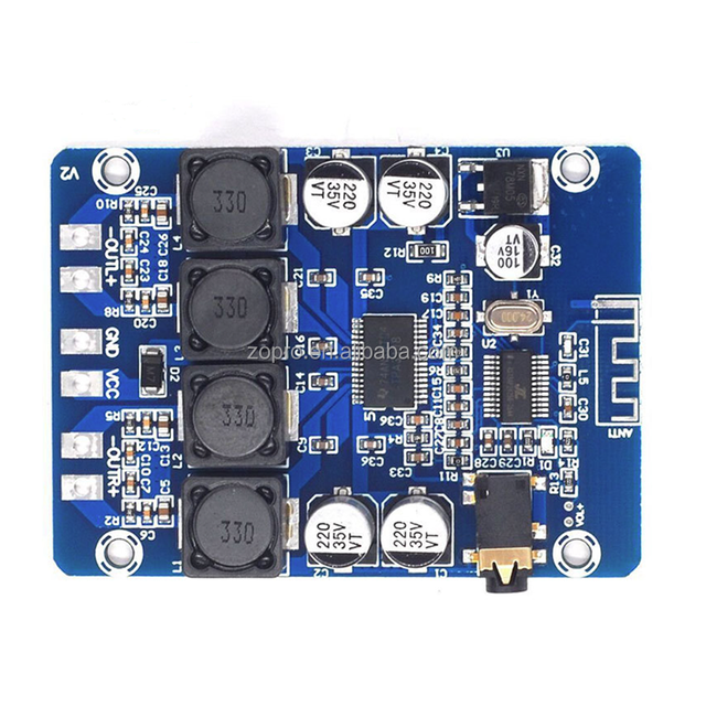 ZOPRO XH-M314 Hi-Fi BT 5.0 MAX9814 Amplifier Board TPA3118 Dual 45W Stereo Audio Module AUX Input Decoding for DIY Speaker Kit