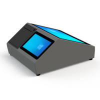 Caja Registradora de Escritorio con Pantalla Táctil Dual, Sistema Operativo Windows, CPU de Cuatro Núcleos, Construcción Metálica, MSATA128GB/256G/512G, DDR3 8G/16G