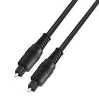 Câble audio numérique TV personnalisé 1m 2m 3m Connecteur doré Fibre optique Toslink OD 4.0mm