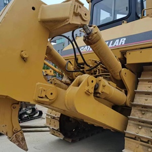 รถดันดินตีนตะขาบ CAT D9R สีเหลือง พร้อมเครื่องยนต์คัมมินส์ กำลัง 250 กิโลวัตต์ ความสามารถในการดันดิน 10 เมตร - Product Image 2