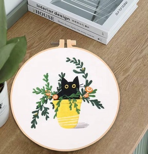 XIXI CX Model Cotton Foundation Fabric Handmade DIY Cross Stitch Kits for Beginners with Plants & Flowers Embroidery Patterns - Product Image 3