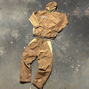 Custom Sweatsuit Manufacture Two Piece Set Windbreaker Jogging Nylon Windbreaker <b>Tracksuit</b> for Men - Product Image 1