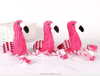 Pet Bite Sounding Peluche Jouet Animal Populaire Chien Flamingo Chien Jouet