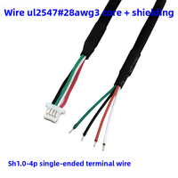 SH10-4P Doppelkopf-Touchscreen-USB-Datenterminalkabel, geschirmtes Kabel 2547-28AWG, Reinkupferleiter, verschiedene Längenoptionen für Audio
