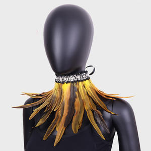 Kostum <span class=keywords><strong>Halloween</strong></span> SeaShell Cosplay Kerah Bulu Choker Syal Bulu Mutiara Gelang Aksesoris Set Kostum Cosplay - Product Image 6