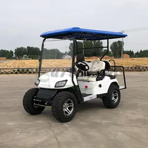 Barato Mini 4 asiento 6 asiento plegable 48V batería de litio funciona con carros de golf eléctricos