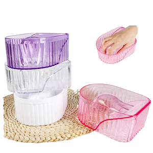 Bol de trempage pour ongles en acrylique, pour retirer le vernis gel et la poudre, idéal pour les soins des mains et des ongles en salon - Product Image 1