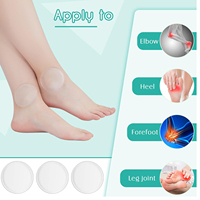 Coussinets et disques en gel unisexe pour cheville, conçus pour les bottes de patinage, offrant une protection confortable et respirante avec une taille de 2.48 pouces
