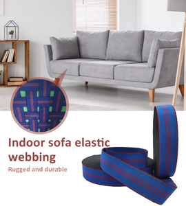 हॉट सेलिंग फर्नीचर कुर्सी लोचदार वेबबिंग भारी टेंसिटी ब्लू सोफा वेबबिंग बेल्ट 50 मिमी - Product Image 2