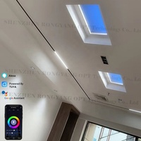 Plafonnier LED intelligent avec simulation de lumière du soleil pour les pièces sans fenêtre et les espaces commerciaux