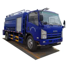 Camião de limpeza japonês com 5000 litros, pequeno volume de vac a jato de alta qualidade, caminhão de combinação de limpeza