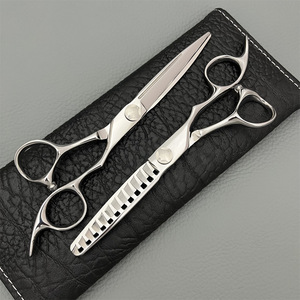 Tijeras de peluquería Vg10 de 6 pulgadas, tijeras de entresacar para belleza, para diestros, de acero inoxidable, herramientas profesionales para cortar el cabello - Product Image 1
