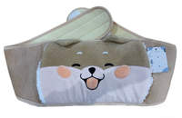 Bouillotte portable 3-en-1 avec ceinture en tissu imprimé et housse en peluche – Chauffe-mains et ceinture chauffante – Offre spéciale