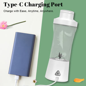 Máy ép trái cây cầm tay và máy xay sinh tố mini Máy ép trái cây mini có thể sạc lại bằng USB Máy xay sinh tố cầm tay để làm nước ép và sinh tố tươi - Product Image 5