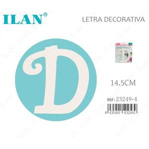 Letra Decorativa Ilan D de 14.5 cm, Decoración de Madera para el Hogar - Product Image 3