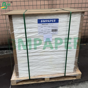 Matériaux en papier carton pour tapis de bière, haute résistance à l'humidité et grande densité, blanc naturel - Product Image 5