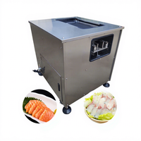 Machine automatique industrielle commerciale pour la découpe oblique et inclinée de filets de poisson et de saumon