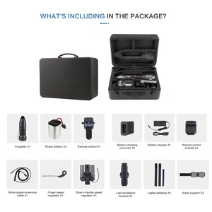 Scooter Subacuático de Doble Motor, 40m de Profundidad, IPX8 Impermeable, Potente Scooter Marino, Vehículo de Propulsión Portátil para Buceo, para Adultos - Product Image 6