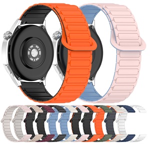 Correa de Reloj Magnética de Silicona de Liberación Rápida de 18/20/22 mm, Correa de Repuesto Magnética para Galaxy <span class=keywords><strong>Watch</strong></span> 7 FE 6 5 4 3 Gear S3 Sport - Product Image 2