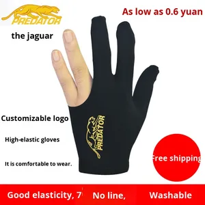 Gants de billard en coton/spandex, confortables, élastiques, trois doigts, sans doigts, pour salle de billard, table de <span class=keywords><strong>tennis</strong></span>, <span class=keywords><strong>homme</strong></span>, gauche - Product Image 5