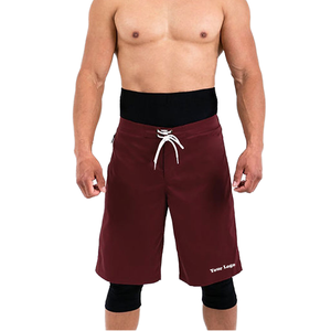 Shorts de bain islamiques pour hommes Awrah, vêtements de sport Sunnah, logo personnalisé en gros, nouveaux shorts de bain halal pour hommes - Product Image 1