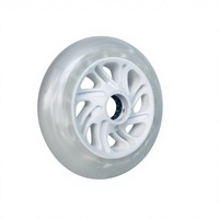 Roues de trottinette lumineuses à LED clignotantes haute luminosité en PU, étanches, durables, légères, améliorent la visibilité nocturne