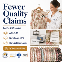 Fabricant de robes florales personnalisées pour femmes, robes maxi d'été en viscose à fleurs, vêtements décontractés pour femmes, vêtements de détente, usine ODM, OEM