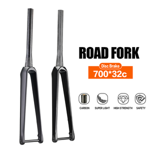 700C giảm dần sợi Carbon Đường đĩa Ngã Ba 100*12mm thru trục phía trước ngã ba cho xe đạp đường - Product Image 4