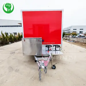 Remorques mobiles de camion de nourriture de concession avec le fabricant complet de cuisine pour l'achat de restauration rapide
