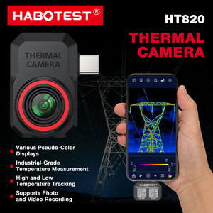 Habotest HT820 portatile ad alta precisione risposta veloce Plug and Play risoluzione rapporto 256*192 immagine termica fotocamera <span class=keywords><strong>per</strong></span> Smart Phone - Product Image 1