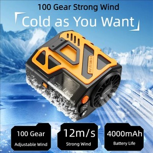 Ventilador de Cintura Portátil de Gran Capacidad con Batería de 6000 mAh, Ventilador de Mano USB Recargable, Mini Ventilador de Aire Acondicionado para Viajes y Senderismo al Aire Libre - Product Image 3