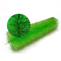 Filtres à brosse pour bassin d'aquaculture industrielle avec poignée en acier inoxydable, brosse de filtration personnalisable OEM
