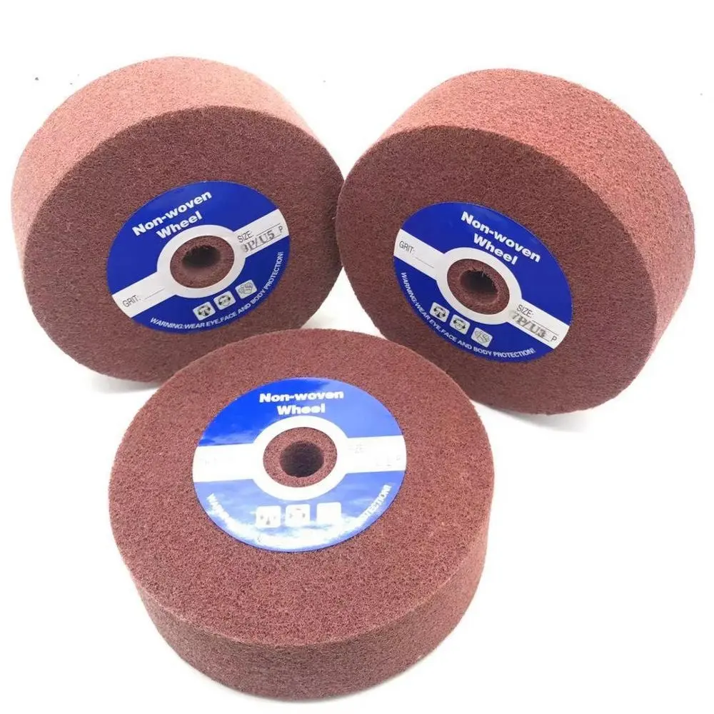 SHARPNESS Abrasive Nylon Polishing Wheel Nylon Fabric Polishing Wheel 3P-14P for Stainless Steel Metal Copper Aluminum Marble