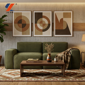 Sofá Comprimido Moderno para Sala de Estar, Mueble de Espuma de Alta Densidad con Moldeado Integrado, Sofá Minimalista de Tela en Caja - Product Image 1