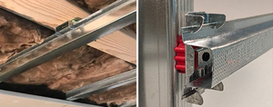 Canale di Fissaggio Moderno in Acciaio Inossidabile per Isolamento Acustico del Soffitto, Tipo T, Resistente alla Corrosione, Facile da Installare - Product Image 3
