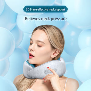 Alta Qualidade Em Forma de U Pescoço Massageador com Calor Ombro Elétrico Amassar Massagem Travesseiro Car & Travel com Memória Espuma - Product Image 3