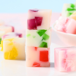 Caramelle Gommose Boni Piglet Sour Chewy a Forma di Cubo 230g/Confezione, Gusti Assortiti di Frutta e Yogurt Multicolore, Fragole - Product Image 6