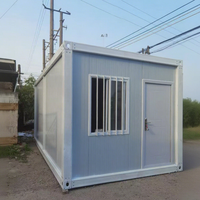 Maison préfabriquée en conteneur XH de 10 pieds, structure en acier modulaire préfabriquée, bon marché pour une utilisation en bureau en extérieur