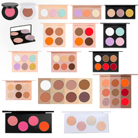 Palette de fard à joues 3 couleurs haute pigmentation à prix de gros – Maquillage visage en poudre