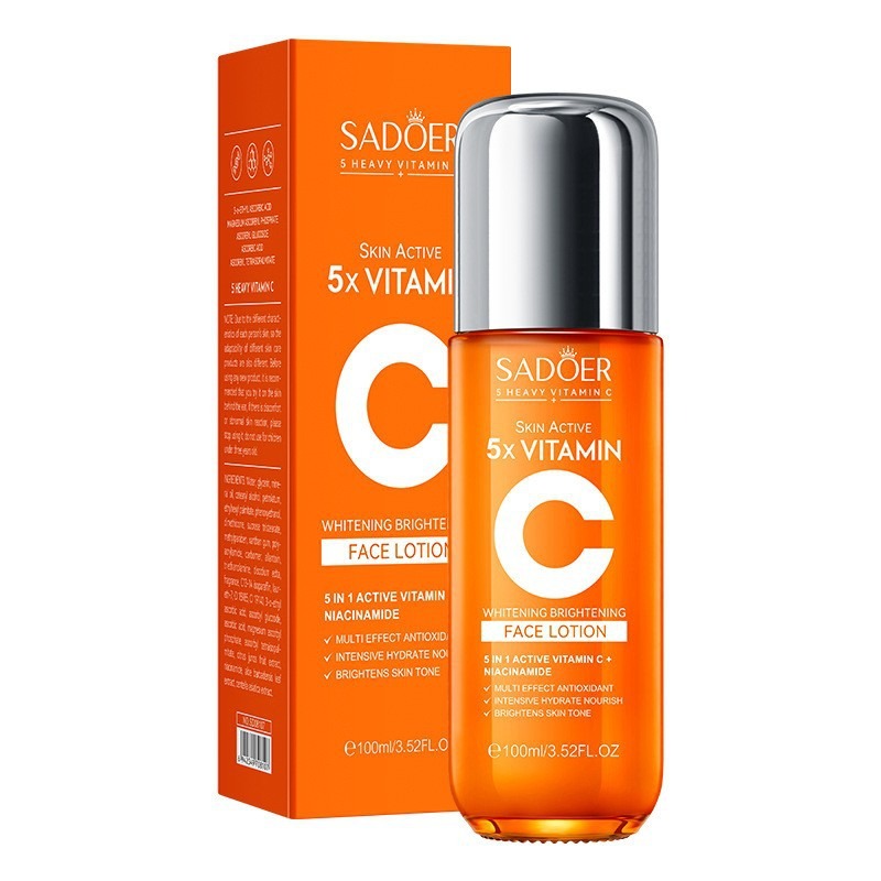 Lotion blanchissante à la vitamine C à cinq couches 100 ml