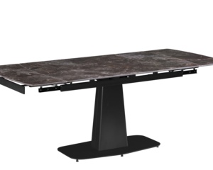 Mesa de comedor plegable con efecto de mármol, la fábrica china suministra directamente mesa de comedor de extensión nórdica y sillas de melamina MDF - Product Image 6