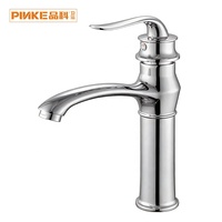 Robinet de lavabo vintage monocommande monotrou chromé avec cartouche céramique européenne